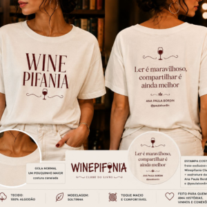 Camiseta Winepifania Literatura Clube